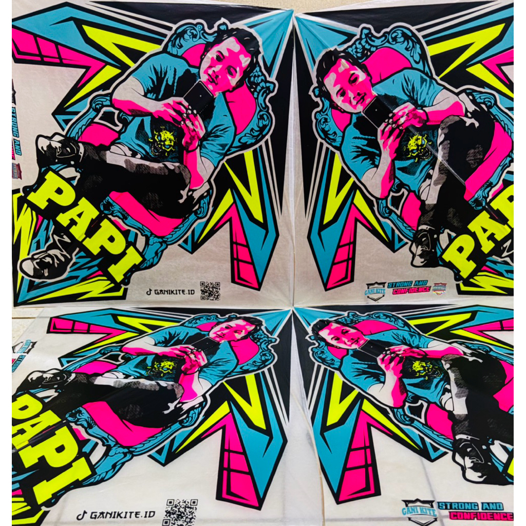 Layangan “Papi” Spesial Turnamen Full petung