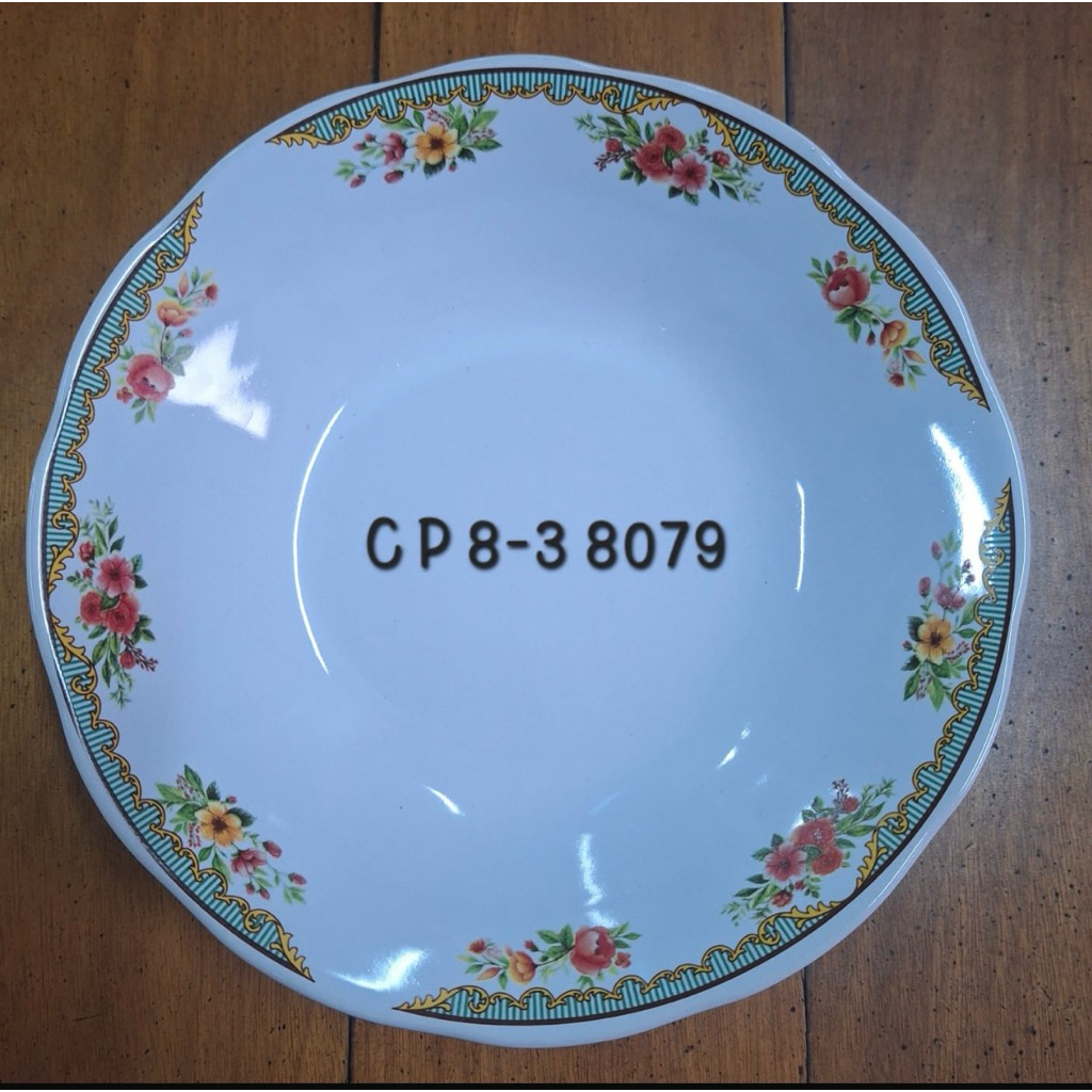 ( Free Kardus & Bublewrap ) 6 Pcs Piring Lilia Bunga | Piring 8 inch Lilia Mahkota | Piring RRT Lili