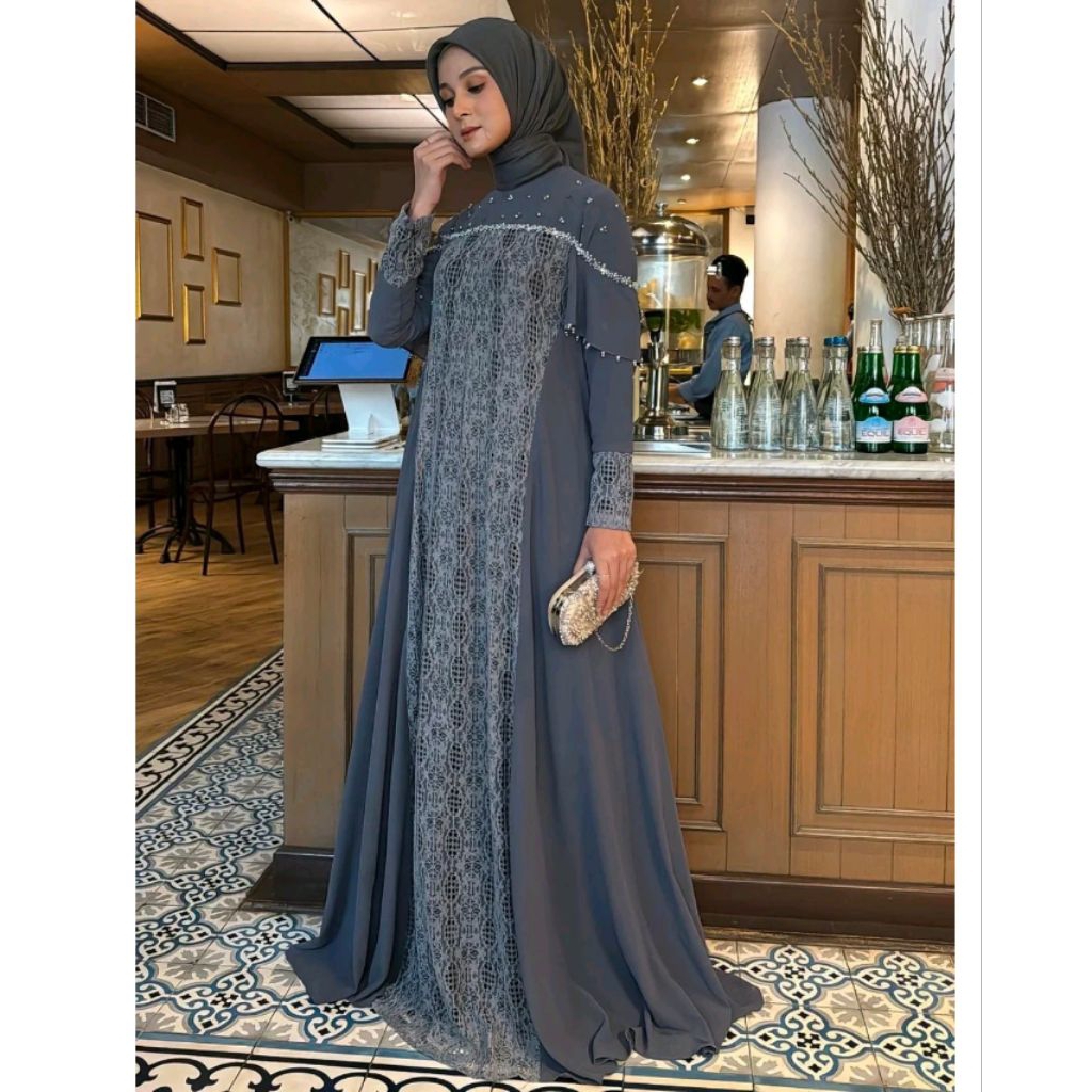 HAMIDAH DRESS BY JAVINA OFFICIAL /  HAMIDAH DRESS ORIGINAL by JAVINA OFFICIAL  / DRESS HAMIDAH MOM O