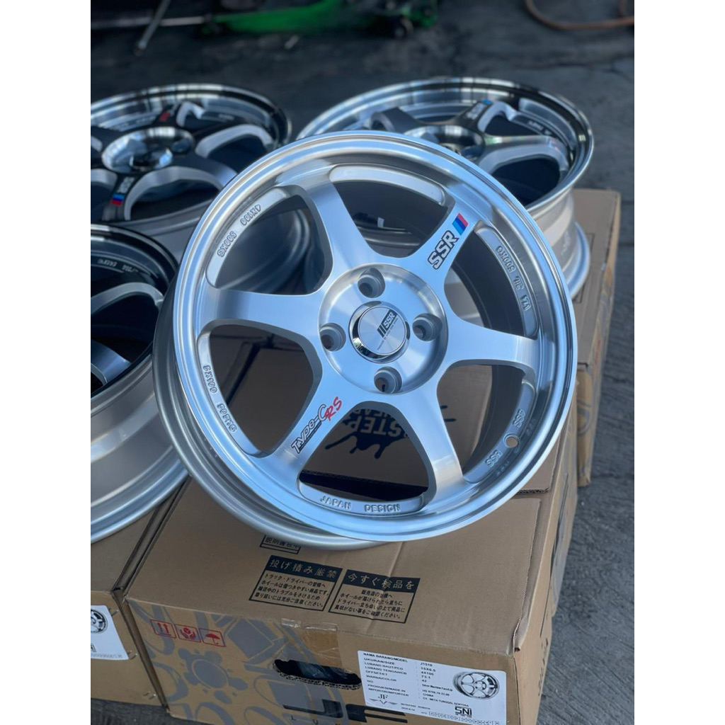 ssr type c ring 15 pcd 4x100 full polis baru