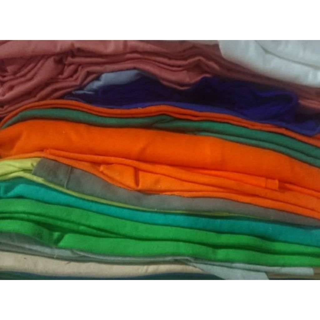 Kain Kaos Katun Combed Carded 24s Kiloan