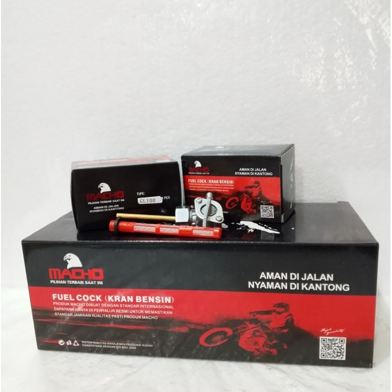 MACHO KUALITAS A KRAN BENSIN MEMBRAN GL100 GL 100 / CG125 CG 125