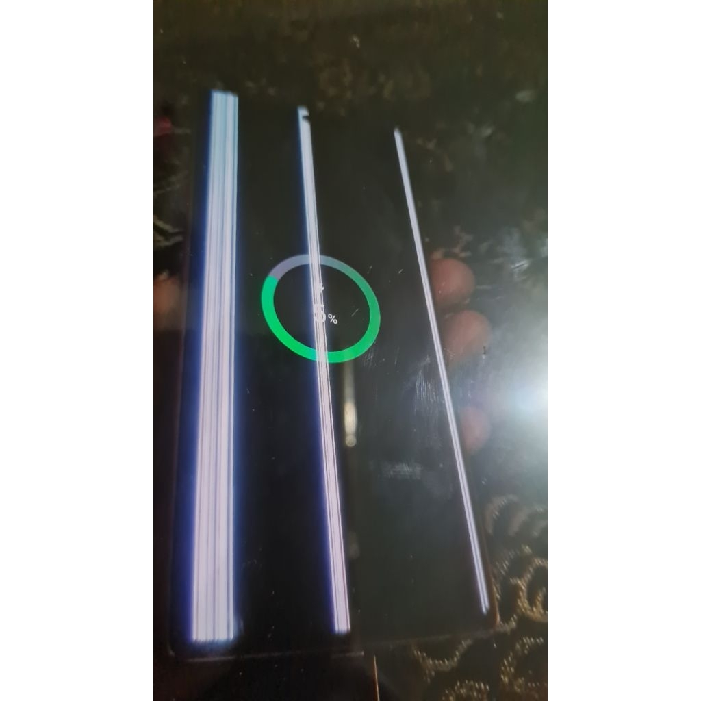 lcd samsung note 20 bekas plus frame on finger