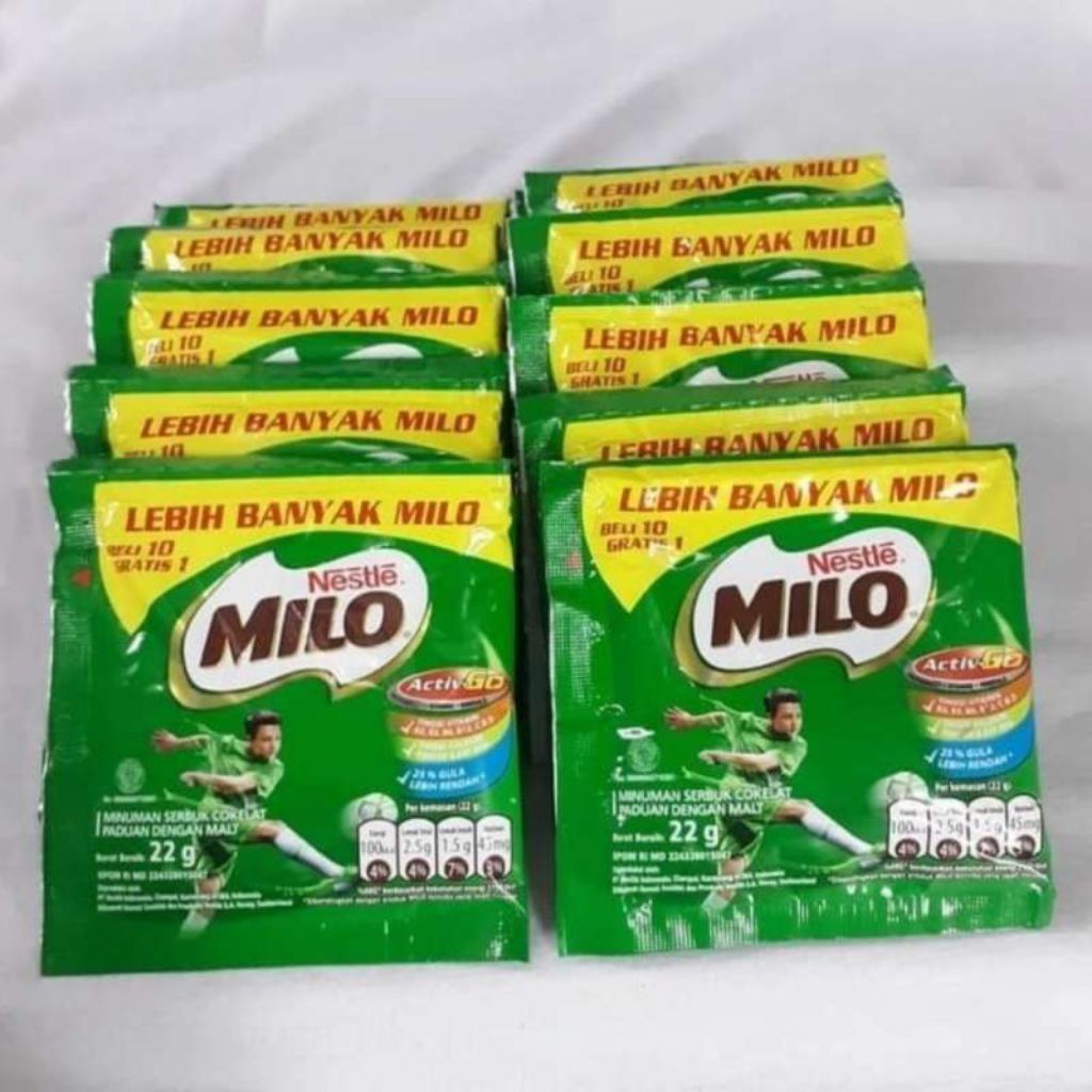 Milo sachet 22 gram 1 renceng Bandung