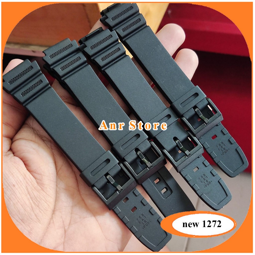 Premium Ae-1200w Strap Tali Jam Casio AE-1200 AE-1300 AE1200 AE1300 Bonus Pen Hitam