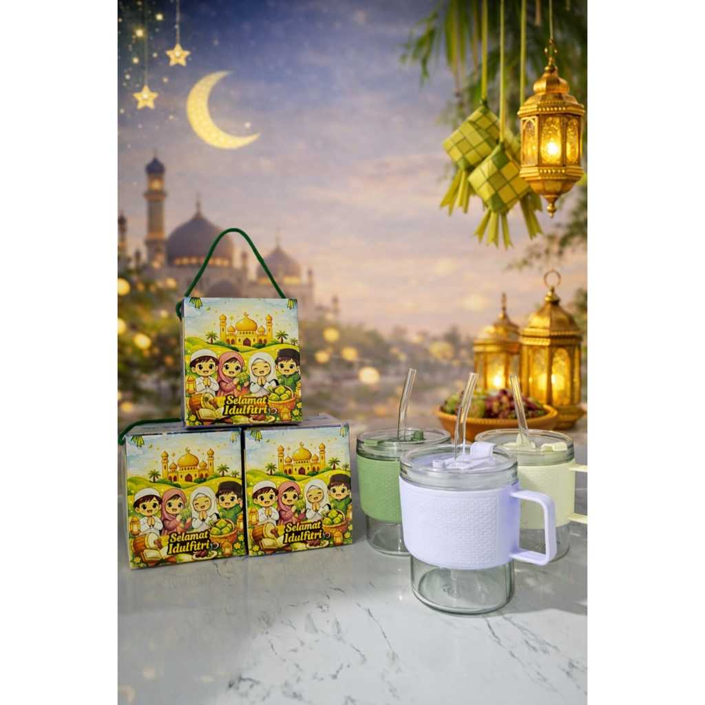 MG (4PC = 1KG) PB 361 BOTOL CUP CUP GELAS KOPI + PIPET KACA GELAS TEH SOUVENIR