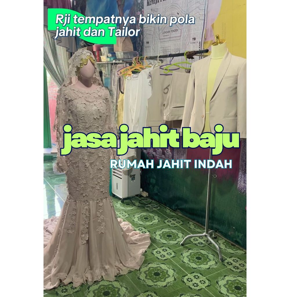 Jasa jahit baju RJI penjahit jombang jahit jas jahit baju pengantin jahit kebaya