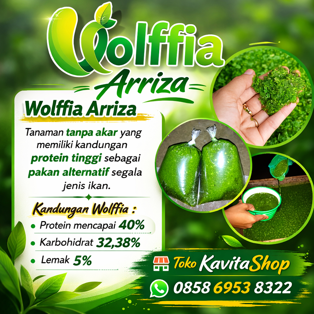 WOLFFIA 1 KG ( PROMO TERMURAH SEINDONESIA )
