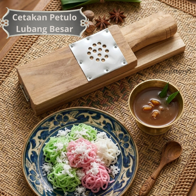 Putu Mayang Kayu / Cetakan Petulo Kayu Lubang Besar B