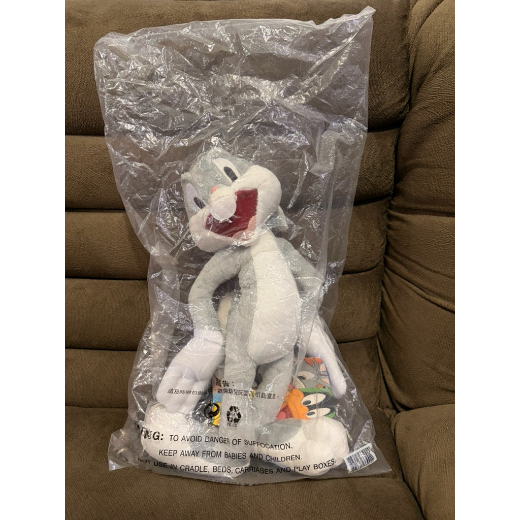 [BARU] Boneka kado/koleksi kelinci Bugs Bunny Looney tunes newtag original