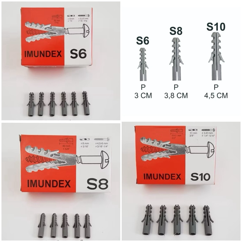 Fisher S5 S6 S8 S10 S12 Eceran Satuan Imundex (tidak termasuk skrup)