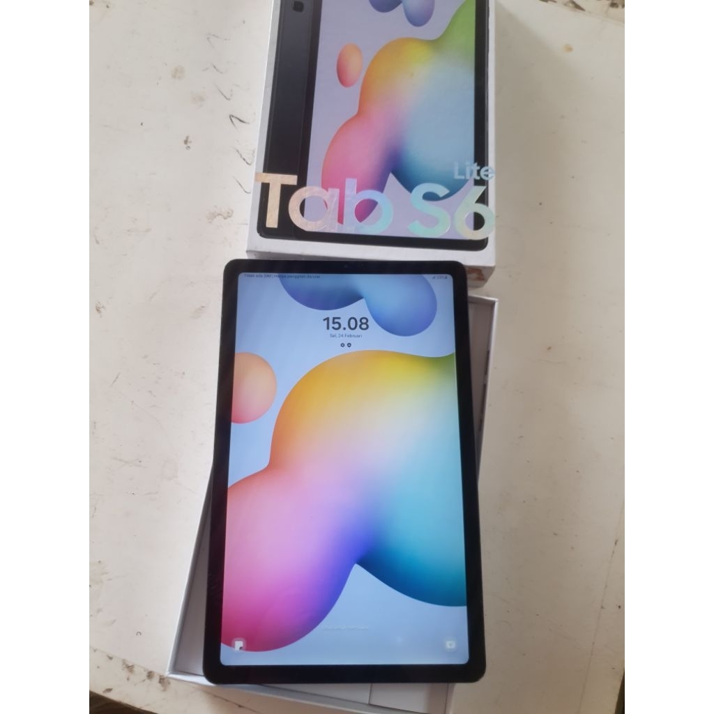 Samsung Tab S6 lite 4/128 Second Resmi