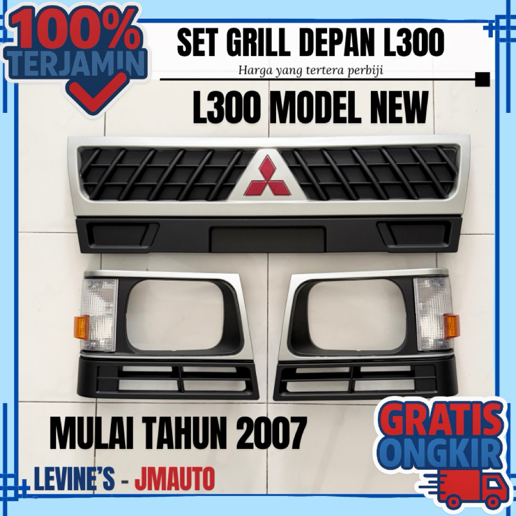 Set Grill depan l300 lengkap mulai Tahun 2007 / Grill depan utama L300 assy / Front Grill L300 model