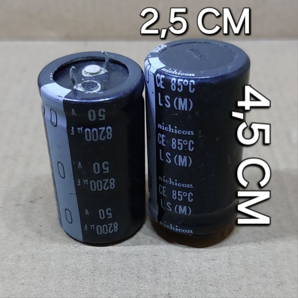 elco 8200UF 8.200UF 50V 50Volt NICHICON