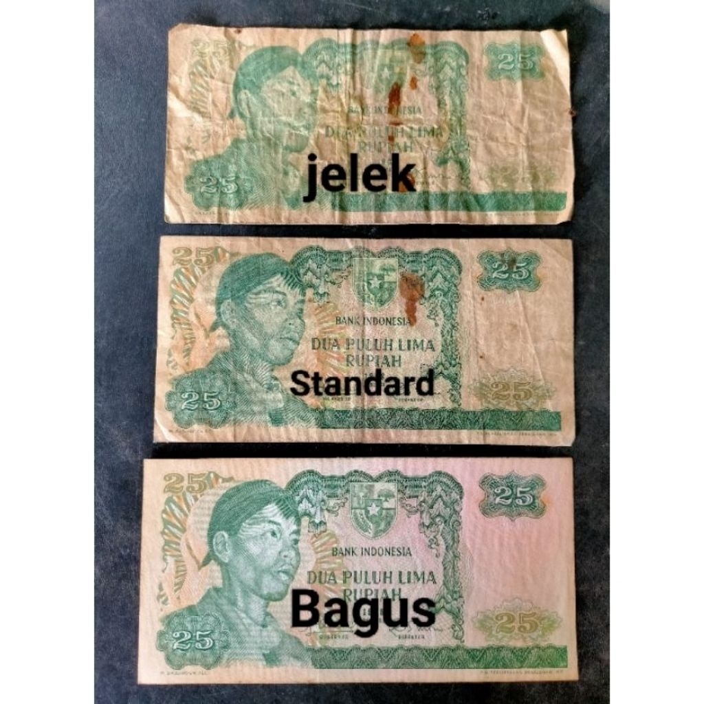Uang 25 rupiah Sudirman 1968