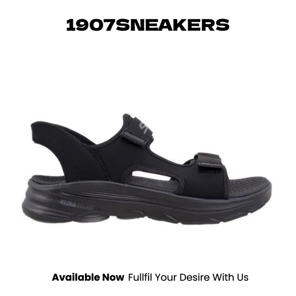 Sepatu Sendal Pria Skechers Slip-Ins Go Walk 8 Walking - Black SKE229361BBK