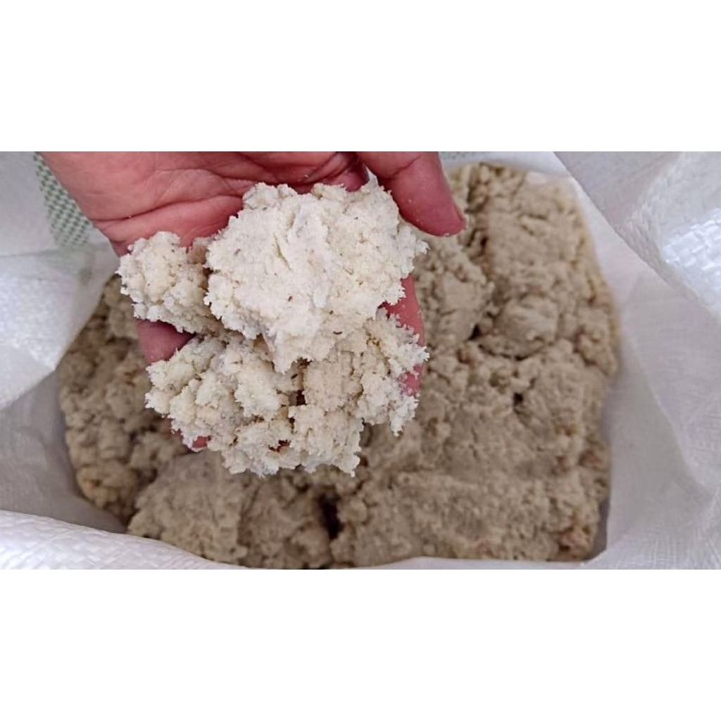 Pakan ternak murah Ampas Tahu Basah Kemasan 1Kg Berprotein Tinggi