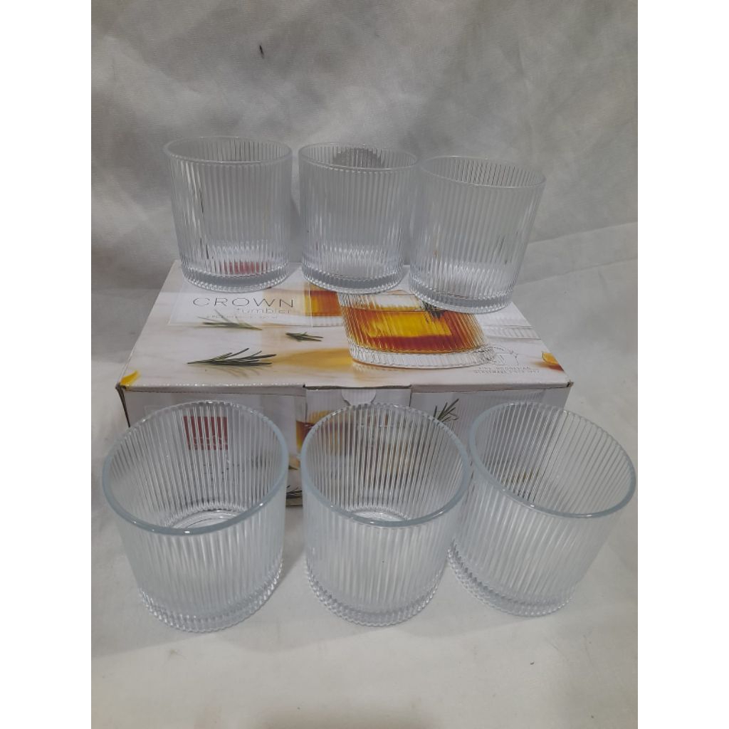 gelas kaca cantik cocok buat es buah