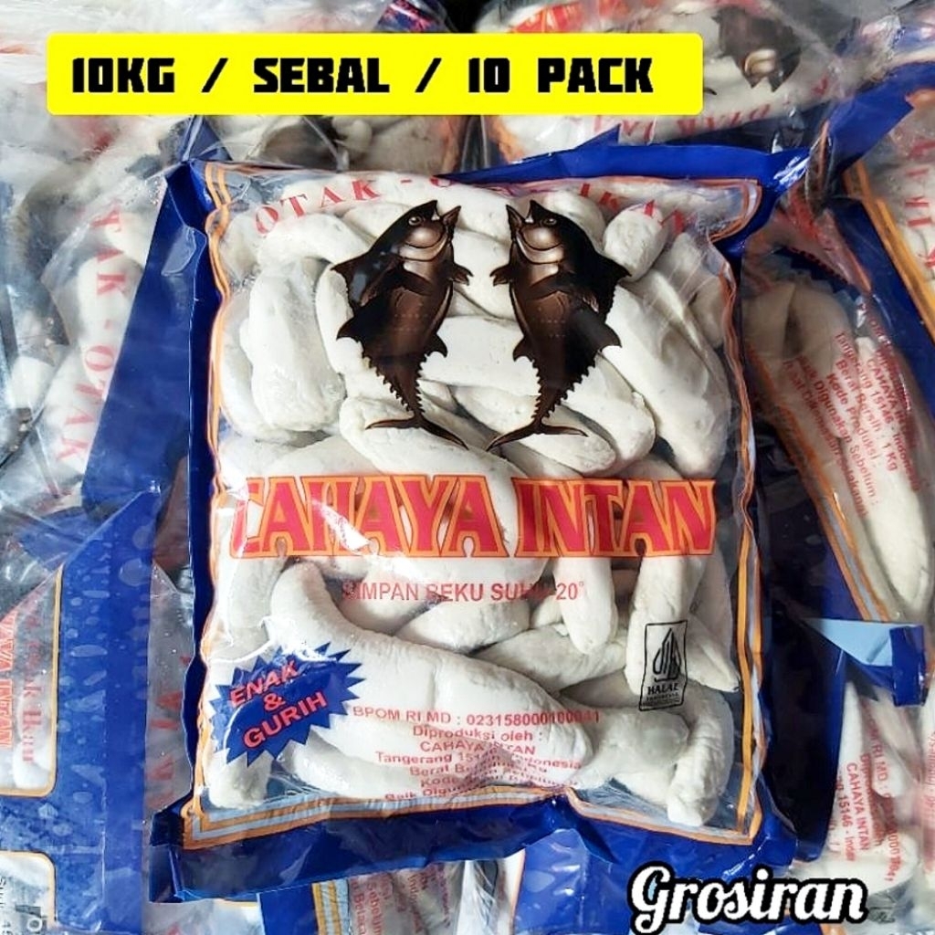 Grosir 10kg Otak Otak Ikan Cahaya Intan Fresh Olahan Kuliner