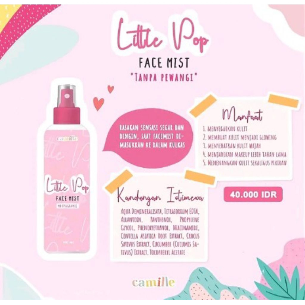 Face mist camille