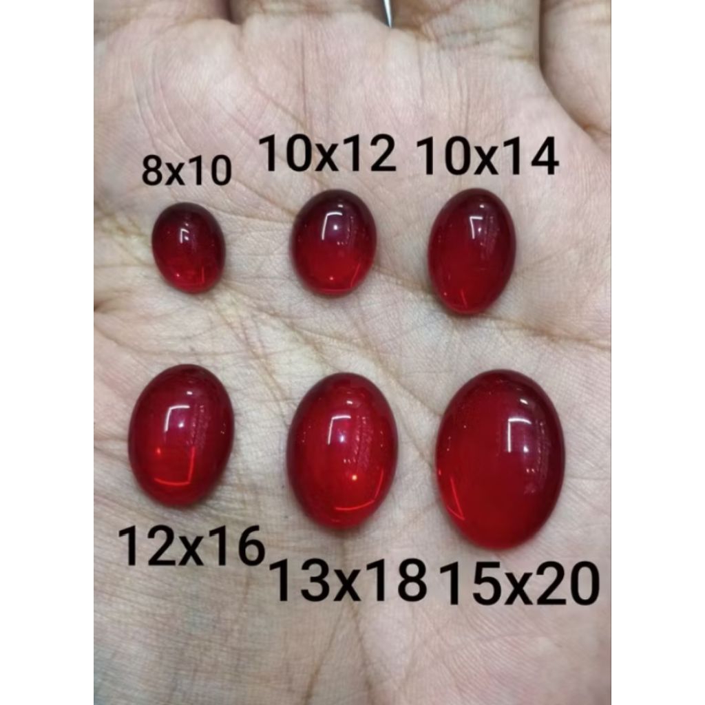 Batu obsidian siam (merah)