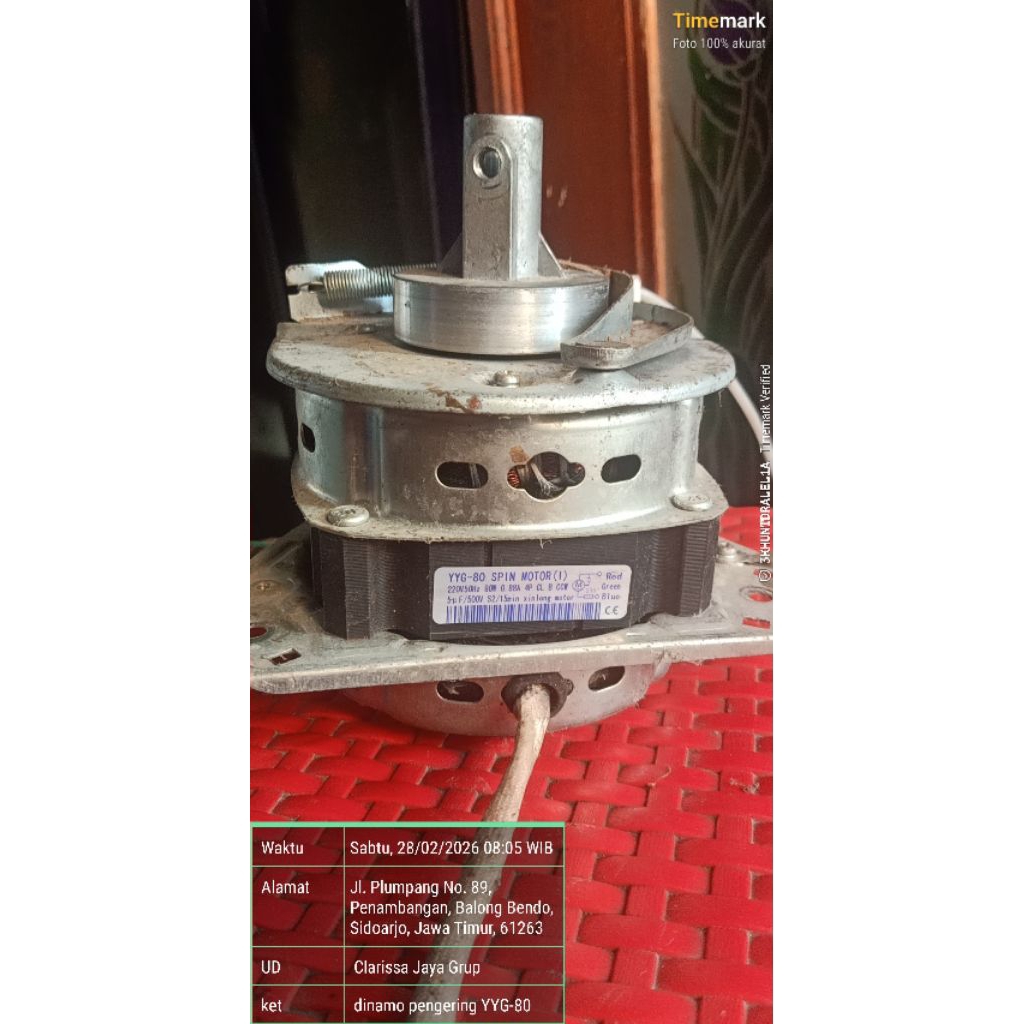 dinamo pengering YYG-80 Sharp, Panasonic, Polytron, Aqua, Sanyo, denpoo, akari