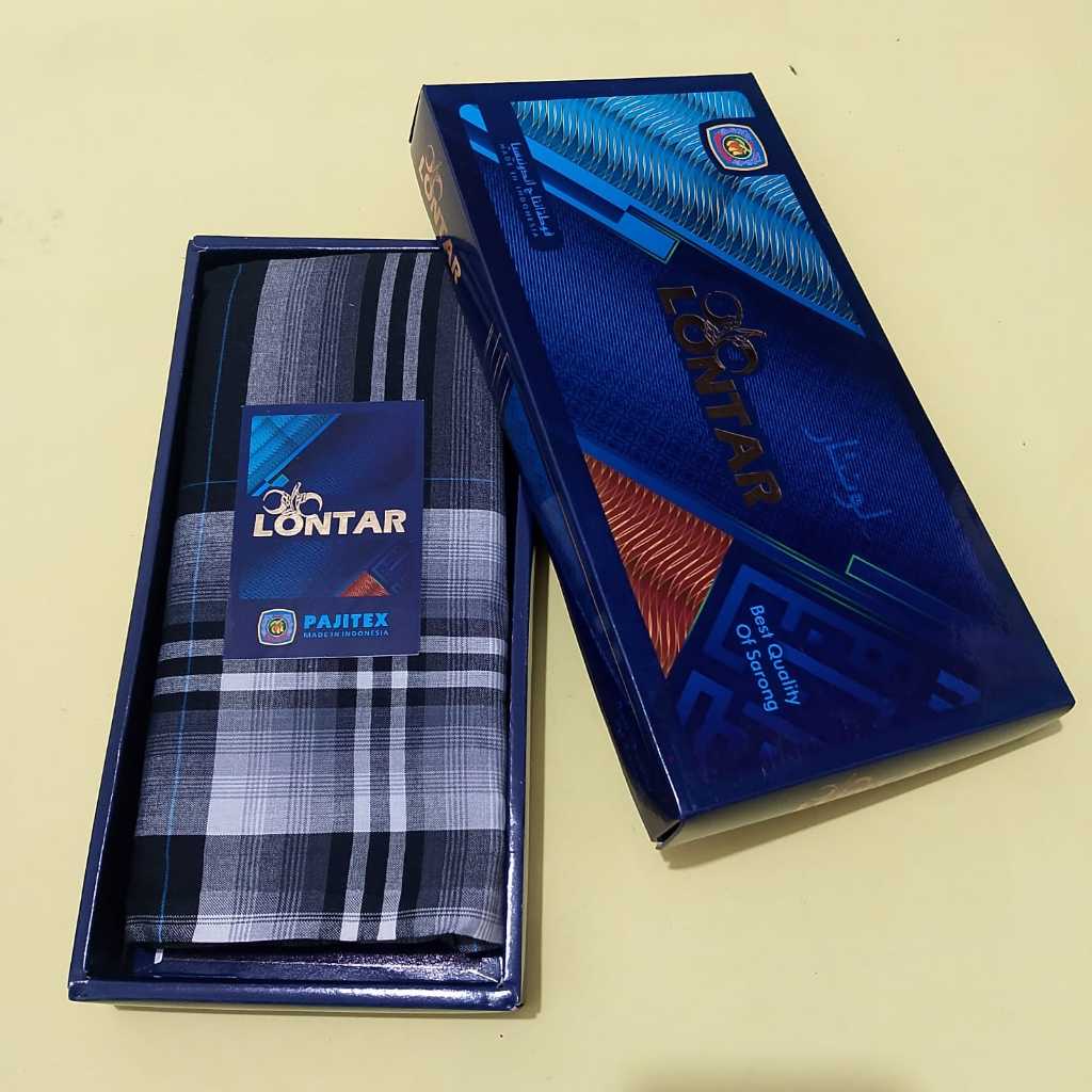 Sarung Cap Lontar/LONTAR motif KOTAK/Sarung Pria Kualitas Bagus Harga STerjangkau/Sarung Lontar halu