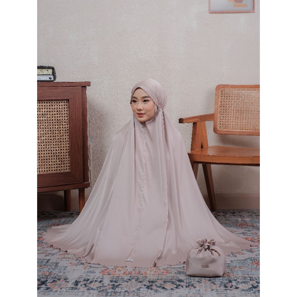 Mukena Silk/Mukena Silk Raihana/Mukena Silk Polos
