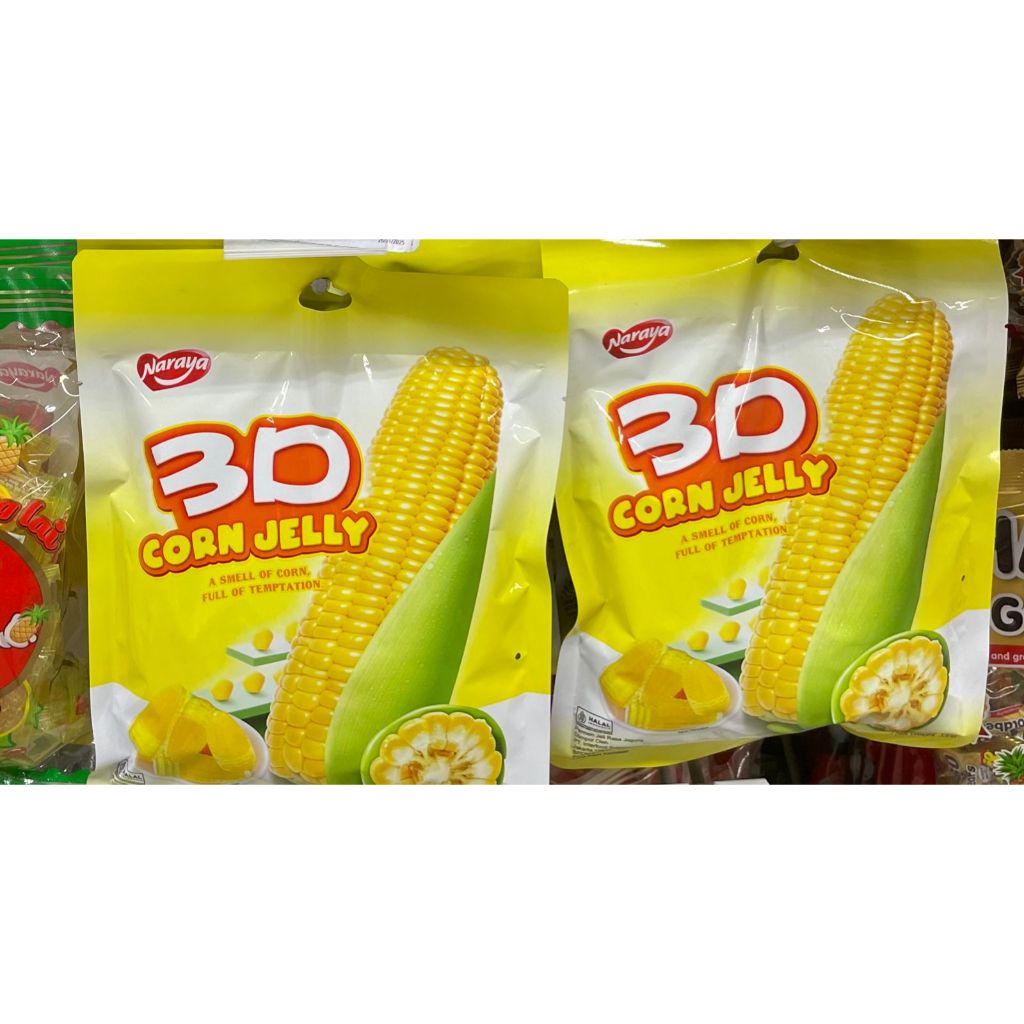 Naraya 3D Corn Jelly – Permen Jeli Bentuk Jagung Unik & Lumer!