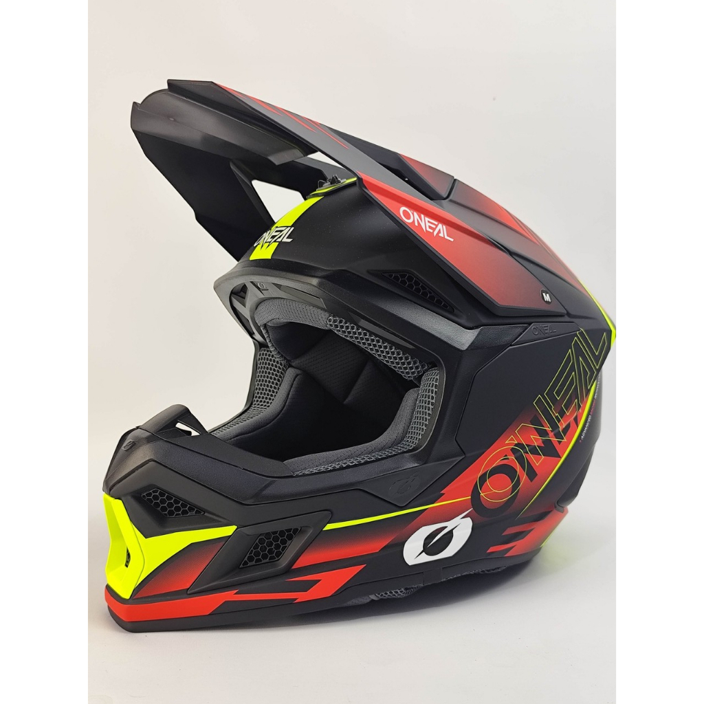 Oneal 3 SRS Black/Red/Neon Yellow ORIGINAL Helm Oneal Original Helm Trail Motocross Enduro