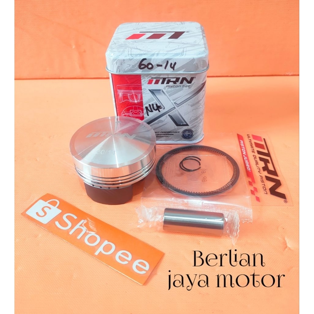 seher/piston kit mitron uk 60/62/64/65/66/68/70 pen pin 14 teflon buat motor klx 150/crf 150/Vixion/