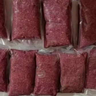 daging puyuh giling quail 1 kg pakan anjing kucing murah banget