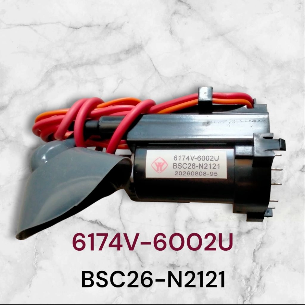 Flyback TV 6174V-6002 / BSC 26-N2121 Transformer Bertegangan tinggi Untuk TV Tabung 21 inch LG Slim