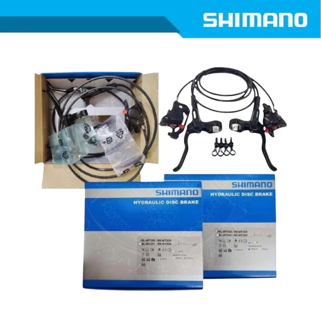 Brakeset Shimano Altus MT200 Rem Hidrolik Sepeda Original Shimano