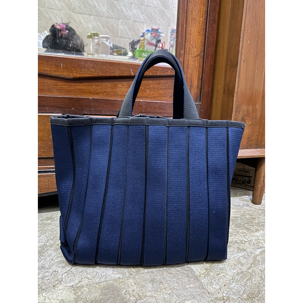 Peeloved boo studio boo stoodio zozo blue black bag