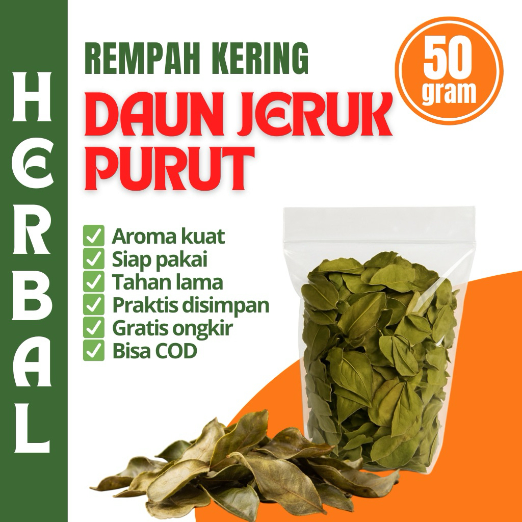 Daun Jeruk Purut Kering 50 gram