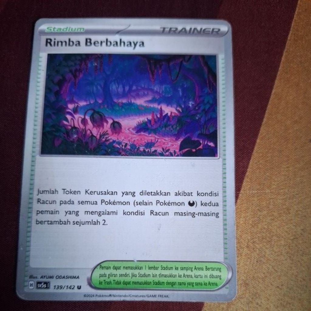 kartu pokemon rimba berbahaya second
