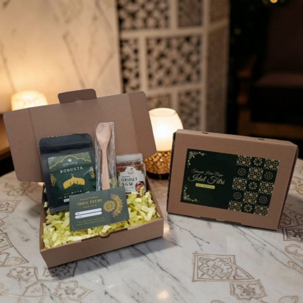 Hampers Lebaran Kopi & Gula Kelapa Organik - Paket Kado Idul Fitri Premium