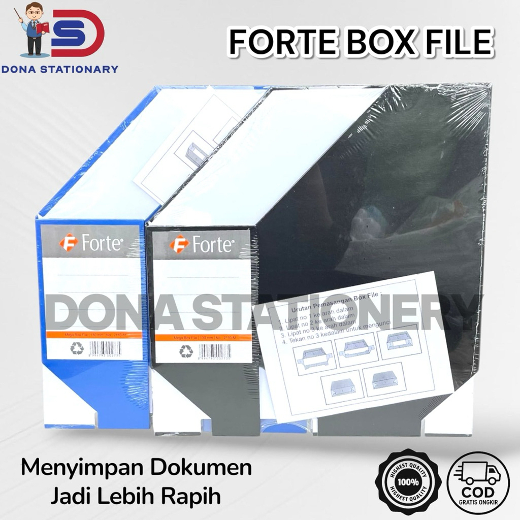 FORTE BOX FILE JUMBO F4 / Box File Besar