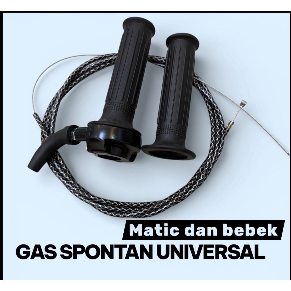 Gas Spontan RM Mini Thailand Handle Gas Motor Selongsong Gas Kontan Slonsong + Tali Kabel Gas Univer