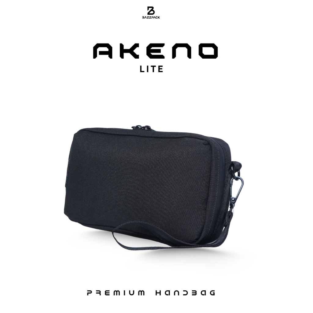BAZZPACK | Handbag AKENO LITE Tas Slingbag Kecil Clutch bag Hand Bag Waterproof Dan Anti Bara Api Ka