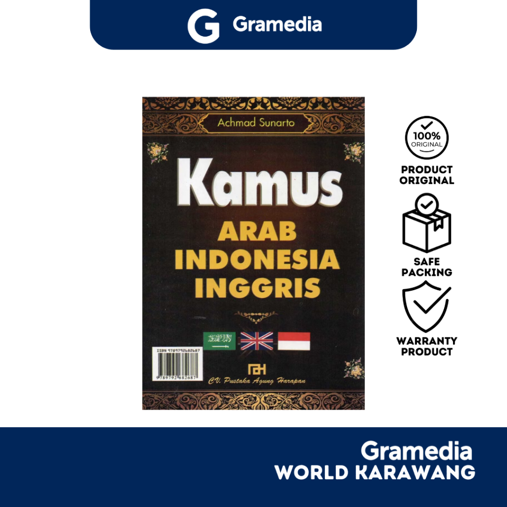 Gramedia Karawang - Buku Referensi - Kamus Arab Indonesia-Inggris - Achmad Sunarto