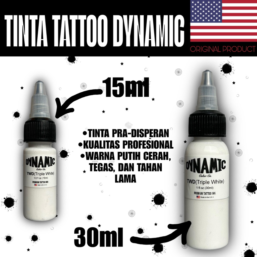 TINTA TATTOO DYNAMIC TRIPLE WHITE