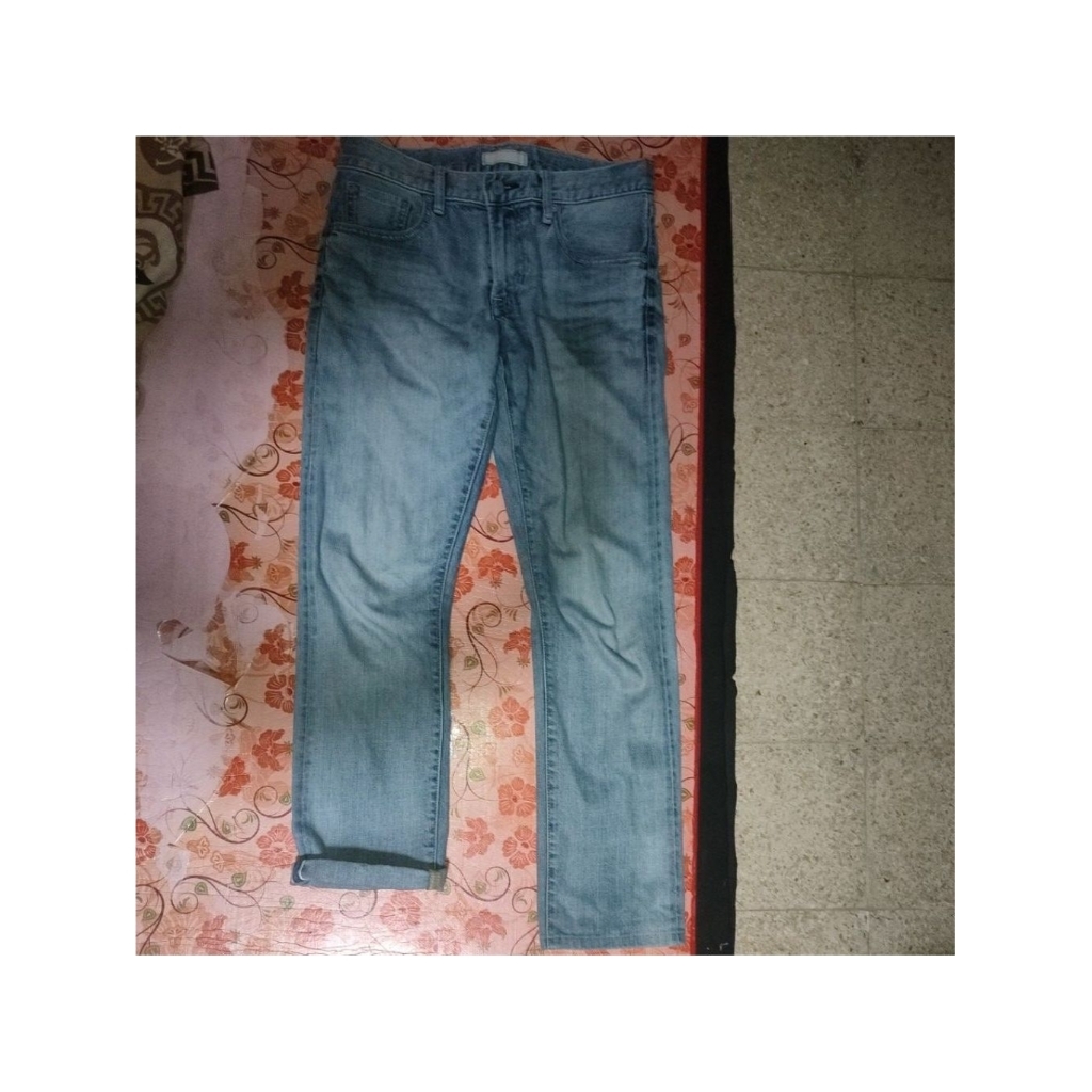 celana jeans selvedge uniqlo second