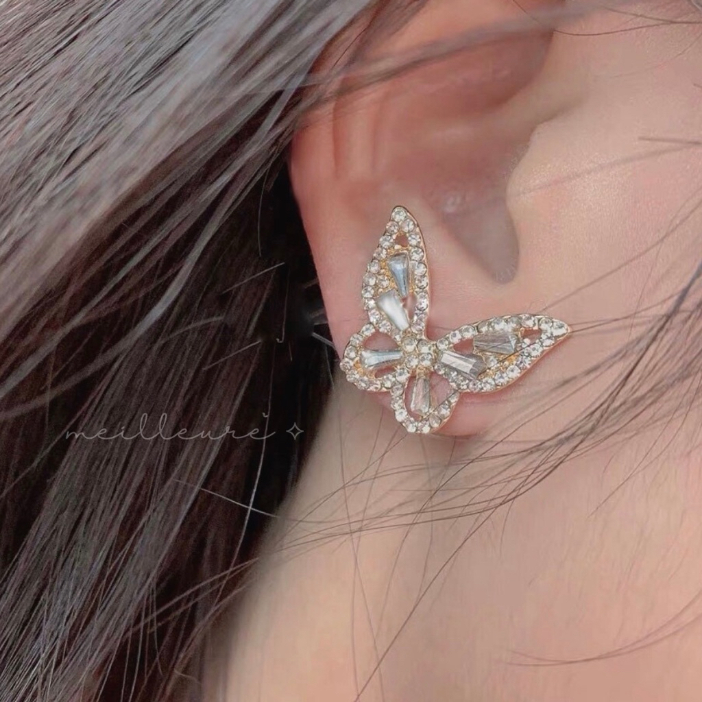 Anting Korea Wanita Fashion Titanium Tusuk Jepit Panjang Tindik Stud Xuping Aksesoris Wanita Emas Wo