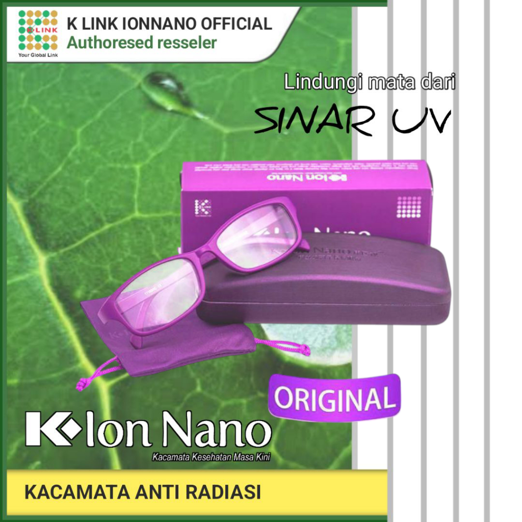 ion nano original kacamata ion nano anti radiasi ion nano reguler ori