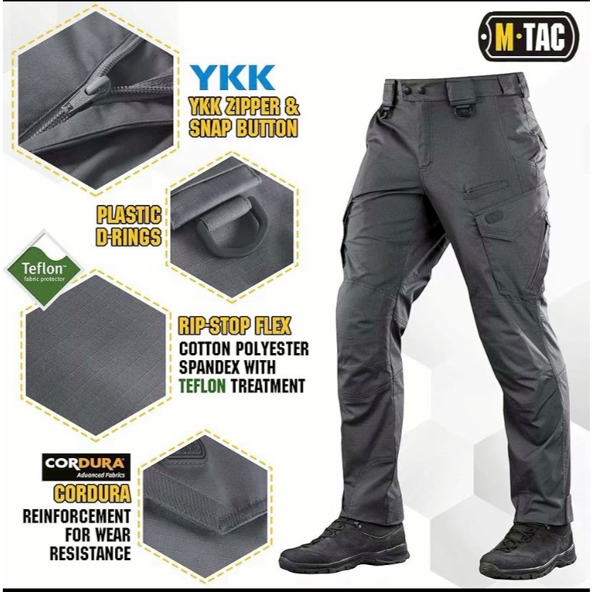 Celana M-TAC Ripstok model cargo original premium/cod