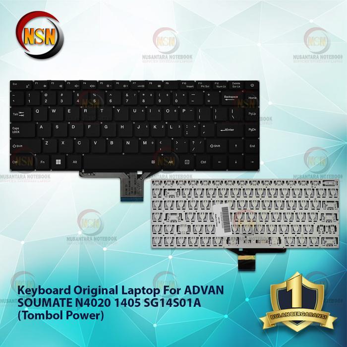 Keyboard ADVAN SOULMATE N4020 1405  Original (Tombol Power)