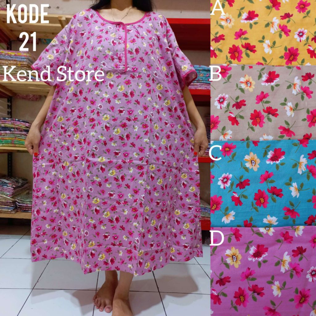 Daster Super Jumbo Ld 140Cm Katun Jepang Lokal  Pretty Girl