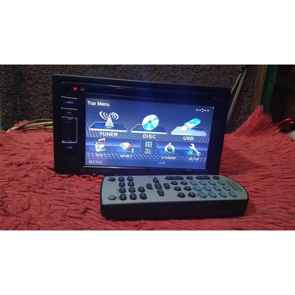 head unit dabeldin KENWOOD  DDX3035  standar mobil honda udah suport blutoot